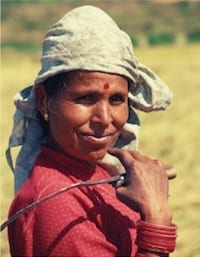 Indian Farmer Lady